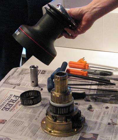 Harken Winch Disassembly
